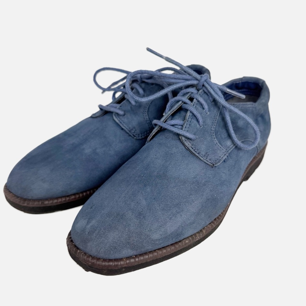 😻Mushrooms Blue Suede Oxfords